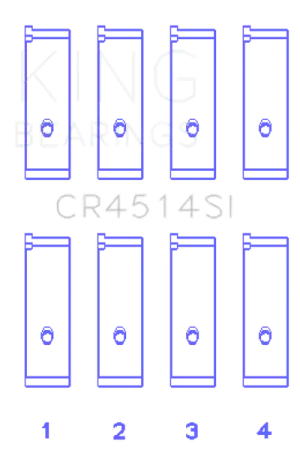 King Engine Bearings Toyota 1AZFE/2AZFE Rod Bearing Set - Size STD Last Chance