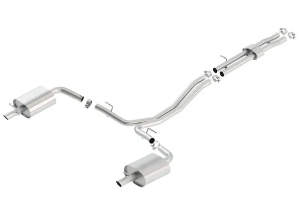 Direct From Factory Borla 2016 Ford Explorer 3.5L EcoBoost Dual Split Rear Ext SS S-Type CB Exhaust (No Tips)