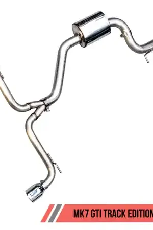 AWE Tuning VW MK7 GTI Track Edition Exhaust - Chrome Silver Tips Viral