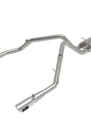 Limited Offer aFe Gemini XV 3in 304 SS Cat-Back Exhaust 19-21 Ram 1500 V8 5.7L Hemi w/ Polish Tips