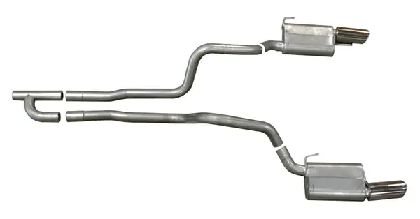 Gibson 05-10 Ford Mustang Base 4.0L 2.5in Cat-Back Dual Exhaust - Stainless One Day Deal