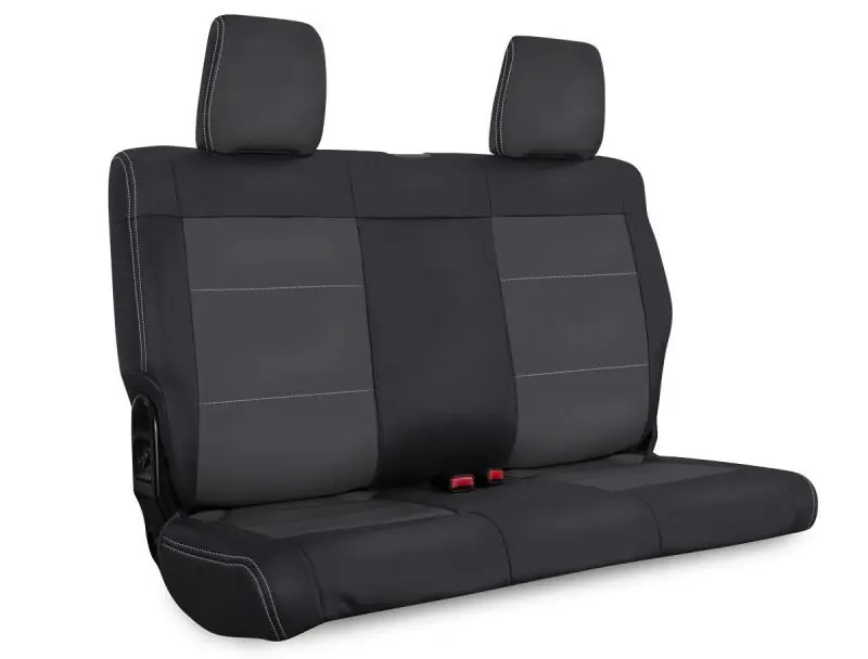 PRP 07 Jeep Wrangler JKU Rear Seat Cover/4 door - Black/Grey Mega Sale