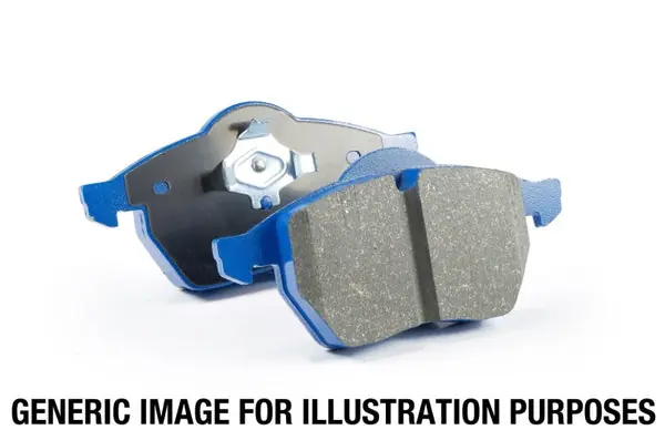 Hassle-Free Returns EBC 12-16 Porsche Boxster 2.7L (Cast Iron Rotors Only) Bluestuff Front Brake Pads
