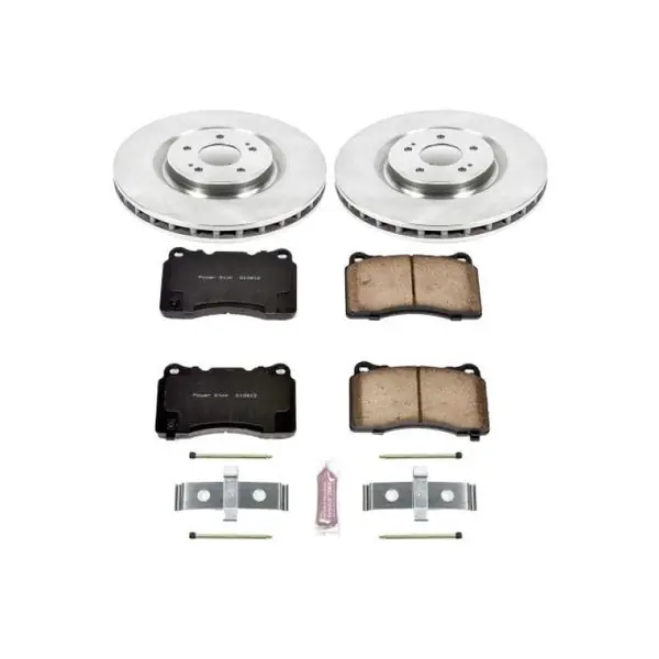 One Day Deal Power Stop 08-15 Mitsubishi Lancer Front Autospecialty Brake Kit