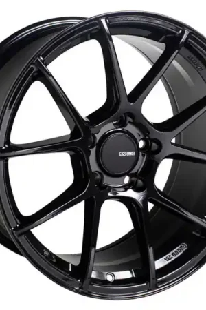Next Day Delivery Enkei TS-V 18x9.5 5x120 40mm Offset 72.6mm Bore Gloss Black Wheel