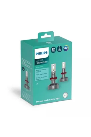 Discount Philips 11366ULX2 Ultinon Compact Long Life H8, H11, H16 LED Retrofit Fog Lamp Bulbs (Pair)