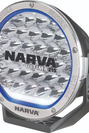 Narva 71740S Ultima 215 Mk2 Single LED Driving Light - Satin Stainless Steel Finish (Bulky Item - Freight Applies) Clearance