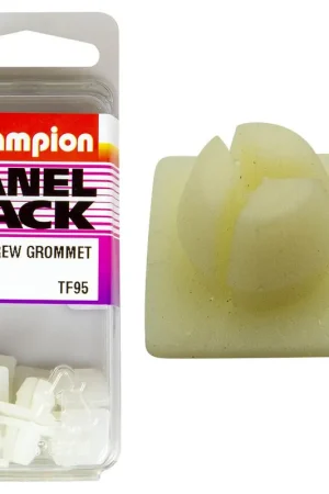 Bargain Champion Fasteners Screw Grommets (Clear\\/White) - Pack of 10 - TF95