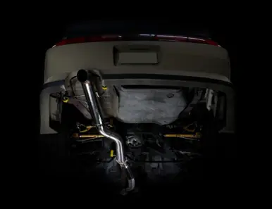 While Supplies Last ISR Performance Series II - EP Single Tip Blast Pipe Exhaust - Resonated - 95-98 Nissan 240sx (S14) - IS-S2EPSR-S14