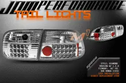 Budget Chrome Clear LED Taillights