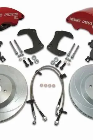 SSBC Disc Brake Kit with Force 10 Super-Twin 2-Piston Aluminum Calipers & 13 Inch Rotors - Front - A172-1 Must Have