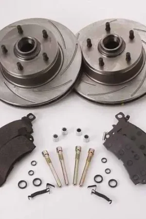 While Supplies Last SSBC Turbo Slotted Rotors & Pads - Front - A2370005