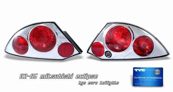 Bargain TYC Chrome Euro Taillights - 81527302