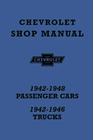 Service Manual for 1942-1948 Chevrolet Cars, 1942-1946 Truck Clearance