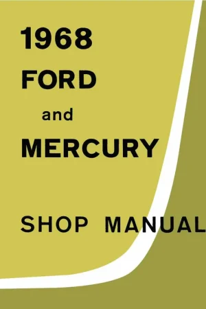 Seasonal Sale Service Manual for 1968 Ford, Mercury