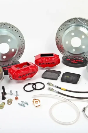 Baer Brakes 4302390HO-1 Baer Brakes 12" SS4 Rear Brake Kit, Hugger Orange, Slot Money Back Guarantee