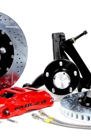 Exclusive Offer Baer Brakes 4301082CY-11 Baer Brakes 14" Extreme+ Front Brake Kit, Comp Yellow, Slot, ARP Studs