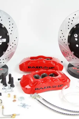 Baer Brakes 4302228R Baer Brakes 14" Pro+ Rear Brake Kit, Red, SDZ Same Day Shipping