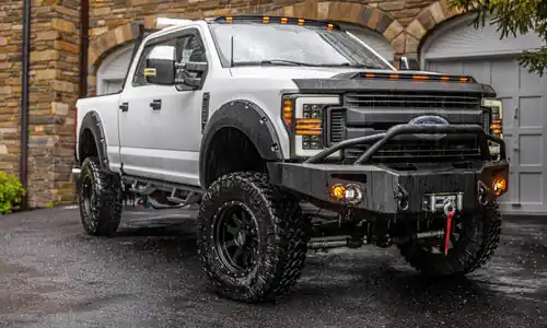 AVS 2017-2024 Ford F-250/350/450/550 Super Duty Aerocab Marker Light - Black - 698135 Special Discount