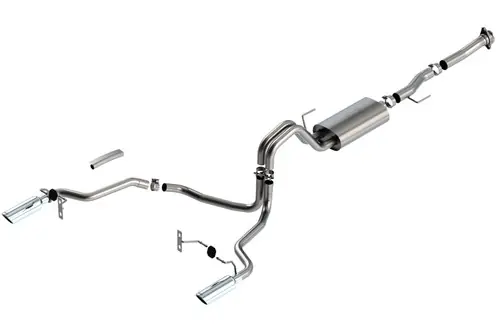 Borla 2021-2024 F-150 5.0L 2DR RC SB (122.8 WB) XL, XLT 3/2.25 SRE Cat-Back S-Type Chrome Tips Order Now