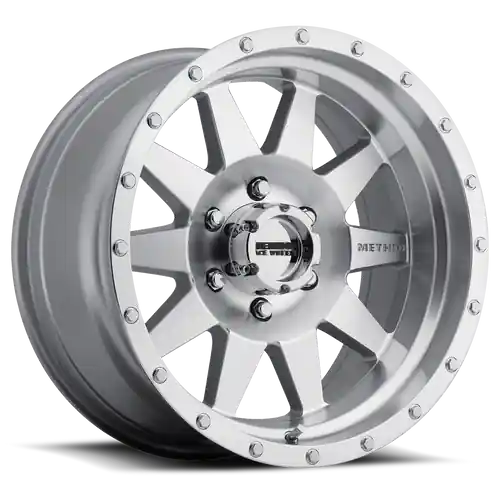Method Race Wheels | MR301 The Standard | MACHINED / CLEAR COAT | 17x9 | -12 Offset | 4.5 Backspacing | 5x5 | MR30179050312N Reduced Price