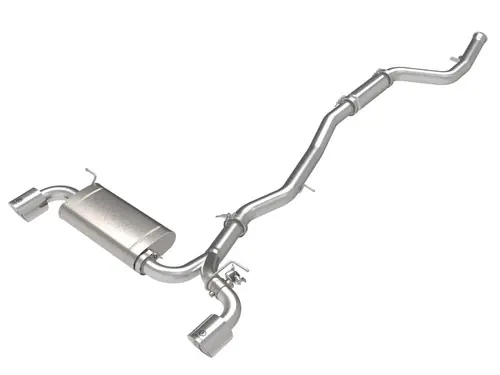 aFe POWER Takeda 2021 Toyota Supra 2.0L (t) 2.5in-3in 304 SS CB Exhaust w/ Polished Tips - 49-36050-P Super Sale