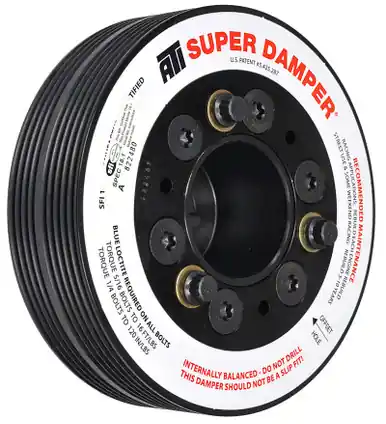 Genuine ATI Super Damper Crank Pulley For Subaru EJ20 & EJ25 Engines