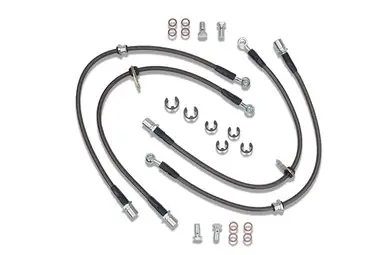 Reduced Price Techna-Fit Stainless Steel Braided Brake Line Kit For 2010-13 Subaru Legacy GT / Spec B