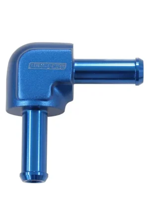 Aeroflow 90 Deg Barb to Barb Hose Joiner - 5/16" / 7.94mm - Black Original