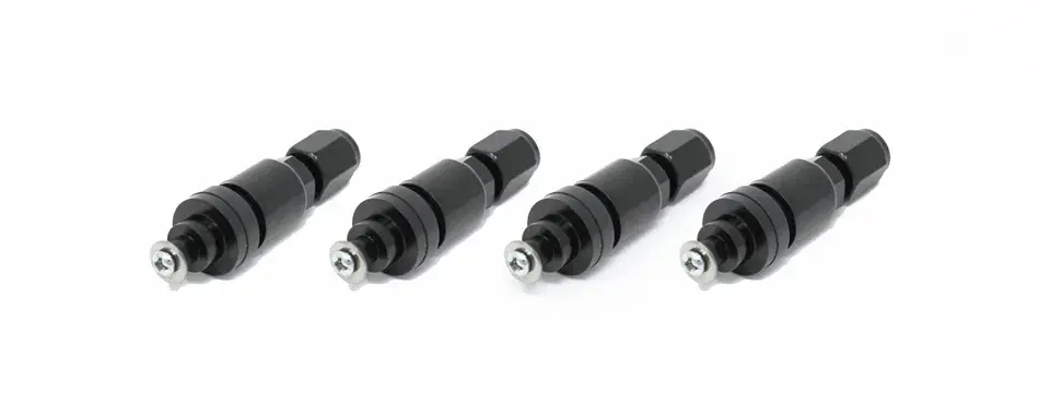 Direct From Manufacturer Torque Solution Billet TPMS Valve Stem Kit (WRX/STi 2008+) Black