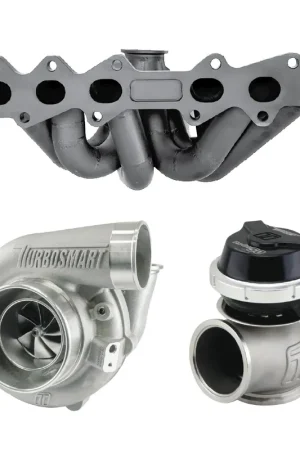 Wholesale CMA 6Boost Turbosmart Turbo Kit 6870 Kompact V-Band 1.07AR 850HP to 990HP (1JZGTE) - Black Wastegate