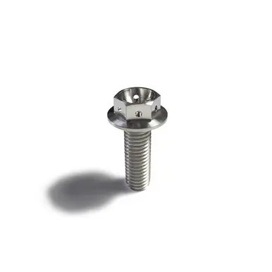 Ticon Industries Titanium Bolt Flanged M10x20x1.5TP 14mm 6pt Head Drilled - 126-00615-0520 Affordable