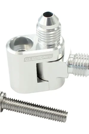 Premium Aeroflow Dual Swivel Water Cross-Over Adapter - Silver (GM LS)
