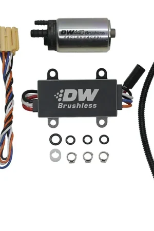 Deatschwerks DW440 Brushless 440Lph In-Tank Brushless Fuel Pump+C102 Controller w/ Install Kit (Corvette 14-19) Wholesale