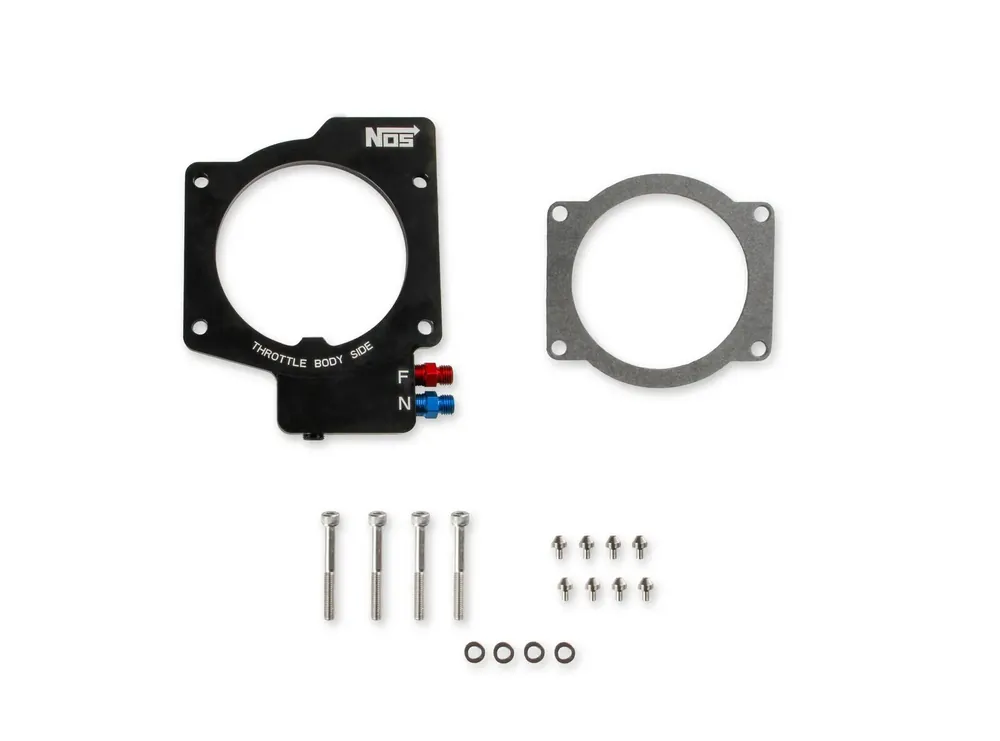 NOS EFI Nitrous Wet Plate - GM 2010-2015 Chevrolet Camaro LS3 90mm 4-bolt Nitrous Plate ONLY Budget