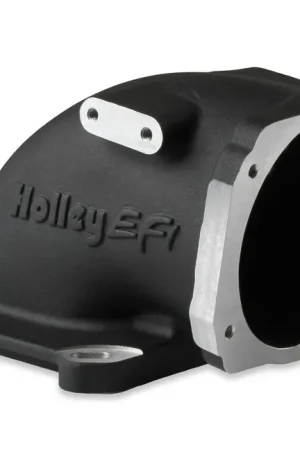 Holley EFI EFI Throttle Body Intake Elbow-Black Finish EFI Throttle Body Intake Elbow 4150 - Fits GM LS Throttle Bodies-Black Finish Editor’s Pick