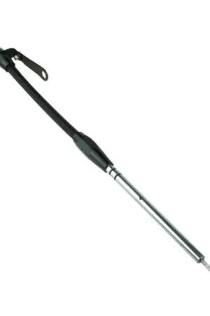 Proflow Engine Dipstick Braided Stainless Steel Black Billet Handle For Chevrolet Small Block Driver side Free Returns