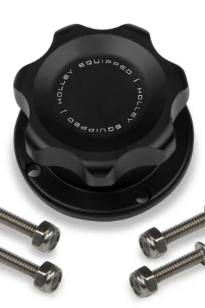 Holley Equipped Billet Fill Cap Aluminum Bolt Bung Warranty Included
