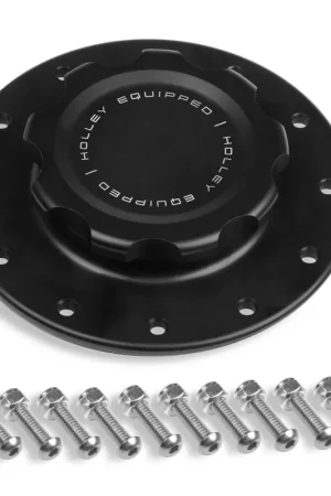 Holley Equipped Billet Fuel Cell Cap 12-Bolt Flange Luxury