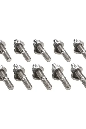 Proflow Exhaust Manifold Stud Kit Titanium For Honda Civic B D H Series M8x1.25 Today Only