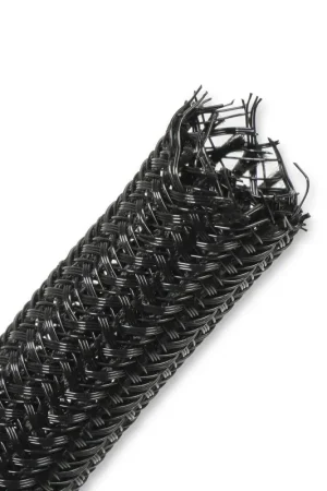 Holley EFI F6 Split Wire Loom - 1/4 Inch 50 Feet, Black, 1/4" Braided F6 Split Wire Loom Factory Price