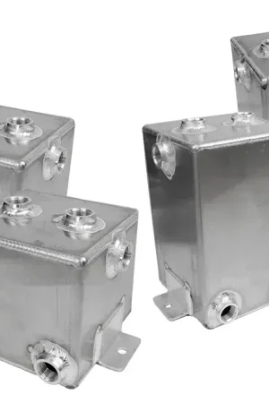 Proflow Fabricated Aluminium Square Tank Universal Natural 130 x 130 x 130mm 1 Litre Professional Grade