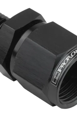 Proflow Female Adaptor -06AN Straight Swivel 12mm x 1.50 Black Mega Sale
