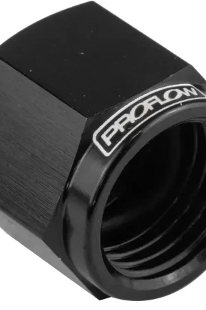 Proflow Fitting Aluminium Flare Cap 12mm x 1.50 Bosch Pump Black Brand New