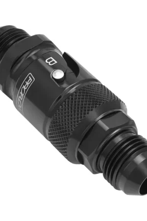 Proflow Fitting Dry Break Quick Release Aluminium Black AN3 Male Threads EPDM Seal Special Offer