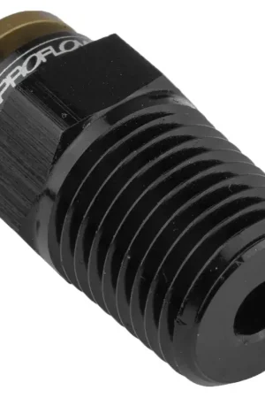Proflow Fitting Push To Connect Nylon Tube 90 Degree 3/16in Nylon Tube To 1/8in NPT Black Exclusive