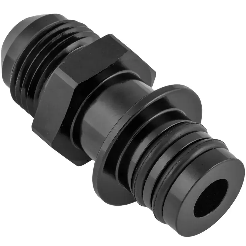Shop Now Proflow Fitting Transmission Adaptor For Ford ZF to AN Hose End 90 Degree Black AN8