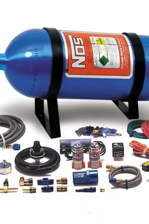 Viral NOS Ford EFI Nitrous System 1986-95 Mustang 5.0 Dry System Stage I 75 HP with 10 lb. Blue Bottle