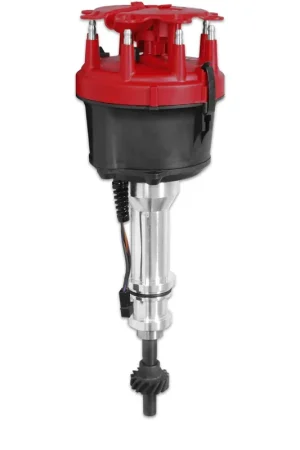 MSD Ford V8 351C-460 Billet Distributor, STEEL GEAR Ford 351C  460 Billet Distributor with a steel gear installed for specific camshaft requirements. Handmade