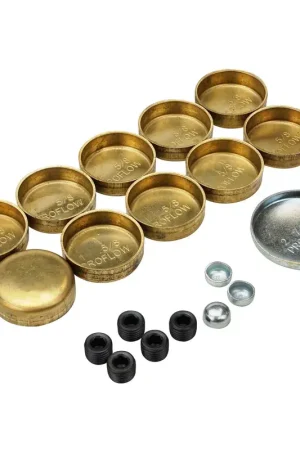 Proflow Freeze Welch Plugs Brass For Chevrolet Small Block 400 Kit Hot Picks